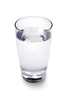 vaso de agua