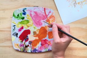 3 formas de mezclar colores de acuarelas - Carla Bonfigli