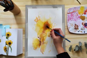 mezclar los colores de acuarelas - Carla Bonfigli